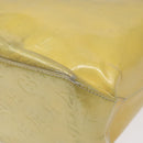 LOUIS VUITTON Monogram Vernis Reade MM Hand Bag Gris M91142 LV Auth 114526-9