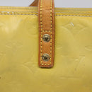 LOUIS VUITTON Monogram Vernis Reade MM Hand Bag Gris M91142 LV Auth 114526-10