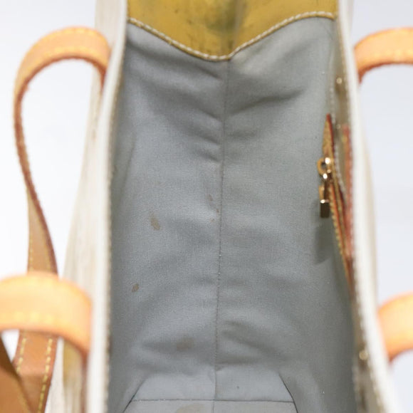 LOUIS VUITTON Monogram Vernis Reade MM Hand Bag Gris M91142 LV Auth 114526