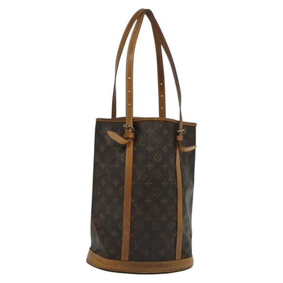 LOUIS VUITTON Monogram Bucket GM Shoulder Bag M42236 LV Auth 114530