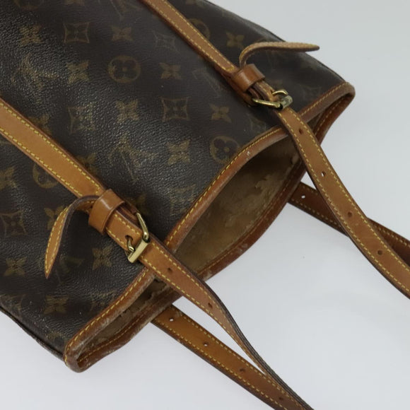 LOUIS VUITTON Monogram Bucket GM Shoulder Bag M42236 LV Auth 114530