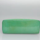 LOUIS VUITTON Monogram Vernis Wilshire PM Hand Bag Blue Lagon M91724 Auth 114561-6