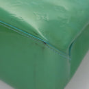 LOUIS VUITTON Monogram Vernis Wilshire PM Hand Bag Blue Lagon M91724 Auth 114561-16