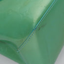 LOUIS VUITTON Monogram Vernis Wilshire PM Hand Bag Blue Lagon M91724 Auth 114561-17