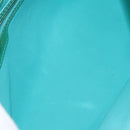 LOUIS VUITTON Monogram Vernis Wilshire PM Hand Bag Blue Lagon M91724 Auth 114561-11