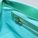 LOUIS VUITTON Monogram Vernis Wilshire PM Hand Bag Blue Lagon M91724 Auth 114561-22