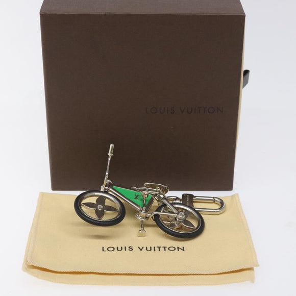 LOUIS VUITTON Bijoux Sac Bike Charm metal Silver M77148 LV Auth 114565AM