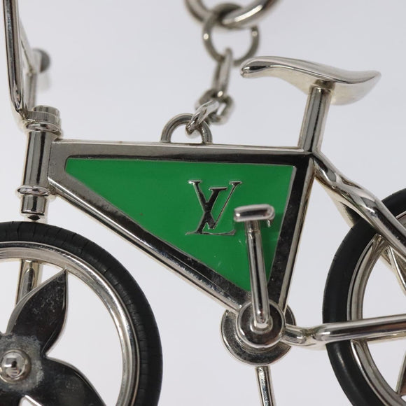 LOUIS VUITTON Bijoux Sac Bike Charm metal Silver M77148 LV Auth 114565AM