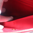 CHANEL Diana 25 Chain Shoulder Bag Lamb Skin Red CC Auth 114568A-27