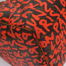 LOUIS VUITTON Monogram Graffiti Speedy 30 Hand Bag Orange M93705 LV Auth 114571A-12