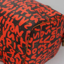 LOUIS VUITTON Monogram Graffiti Speedy 30 Hand Bag Orange M93705 LV Auth 114571A-13