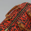 LOUIS VUITTON Monogram Graffiti Speedy 30 Hand Bag Orange M93705 LV Auth 114571A-6