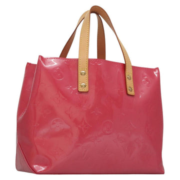 LOUIS VUITTON Monogram Vernis Reade PM Hand Bag FuchsiaPink M91221 Auth 114585AV