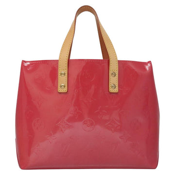 LOUIS VUITTON Monogram Vernis Reade PM Hand Bag FuchsiaPink M91221 Auth 114585AV - 0