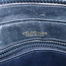 CELINE C Sulky Shoulder Bag Canvas Navy Auth 114587-18