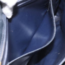 CELINE C Sulky Shoulder Bag Canvas Navy Auth 114587-21