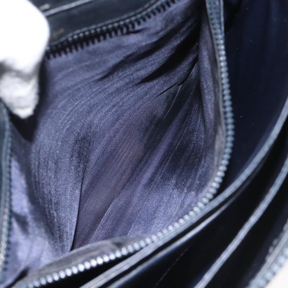 CELINE C Sulky Shoulder Bag Canvas Navy Auth 114587