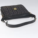CELINE C Sulky Shoulder Bag Canvas Navy Auth 114587-7