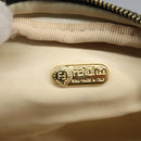 FENDI Zucca Canvas Pouch Brown Black Auth 114599V-9