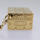 LOUIS VUITTON Trunk Charm metal Gold LV Auth 114602-5