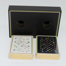 LOUIS VUITTON Monogram Multicolor Playing Cards Black White LV Auth 114606V-14