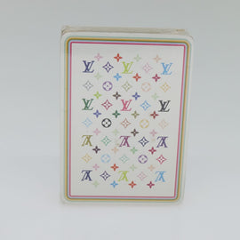LOUIS VUITTON Monogram Multicolor Playing Cards Black White LV Auth 114606S - 0