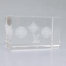 LOUIS VUITTON Paper weight Clear LV Auth 114607SM-3