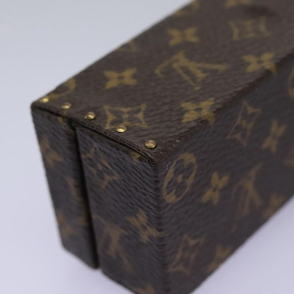 LOUIS VUITTON Monogram Necklace case Jewelry Box LV Auth 114618SV