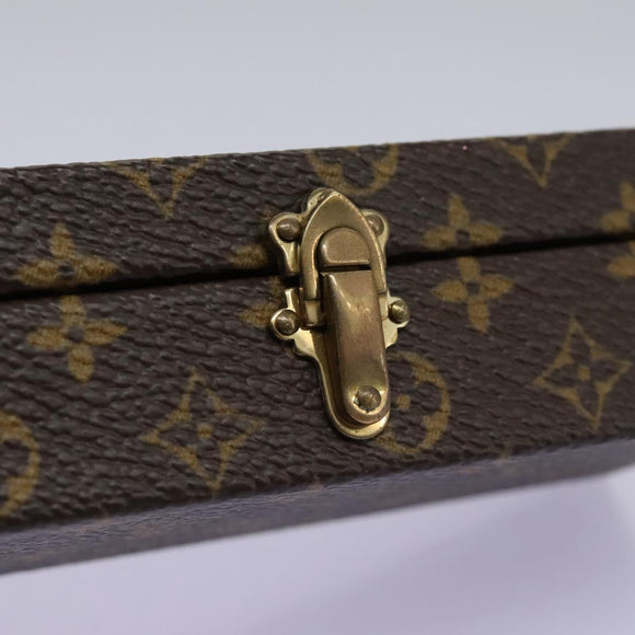 LOUIS VUITTON Monogram Necklace case Jewelry Box LV Auth 114618SV