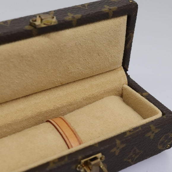 LOUIS VUITTON Monogram Necklace case Jewelry Box LV Auth 114618SV
