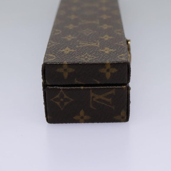 LOUIS VUITTON Monogram Necklace case Jewelry Box LV Auth 114618SV