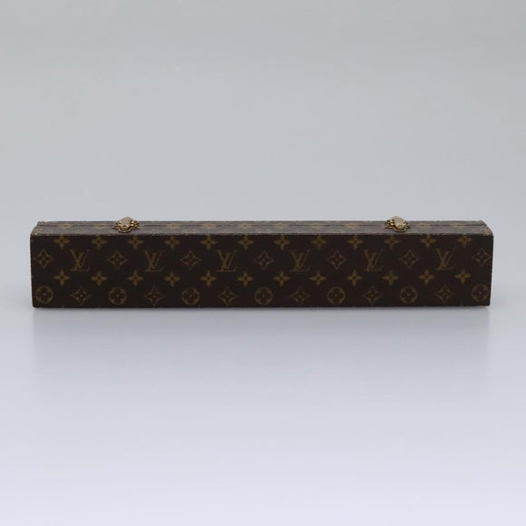 LOUIS VUITTON Monogram Necklace case Jewelry Box LV Auth 114618SV