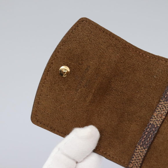 LOUIS VUITTON Damier Ebene Cuffs Cuff Case LV Auth 114638