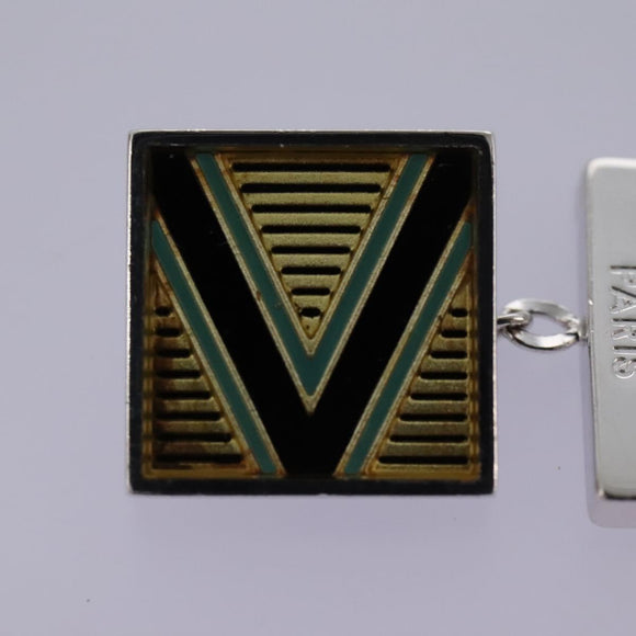 LOUIS VUITTON Damier Ebene Cuffs Cuff Case LV Auth 114638