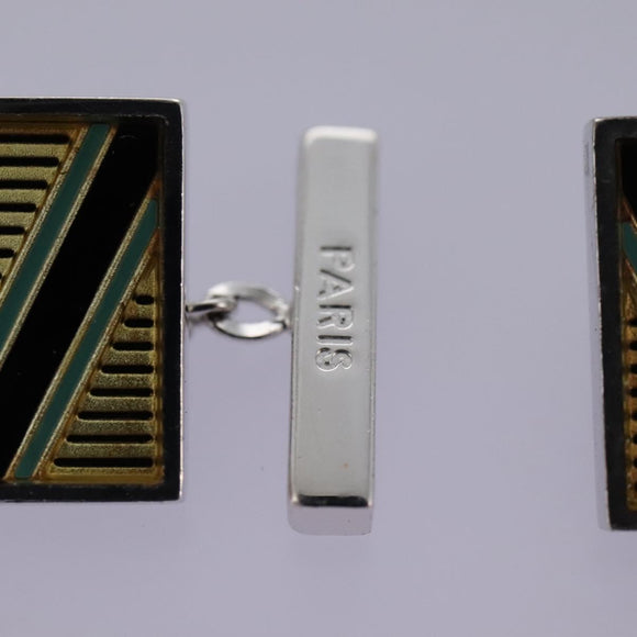 LOUIS VUITTON Damier Ebene Cuffs Cuff Case LV Auth 114638