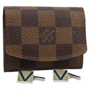 LOUIS VUITTON Damier Ebene Cuffs Cuff Case LV Auth 114638-1