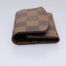 LOUIS VUITTON Damier Ebene Cuffs Cuff Case LV Auth 114638-3