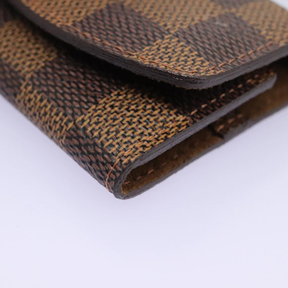 LOUIS VUITTON Damier Ebene Cuffs Cuff Case LV Auth 114638