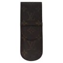 LOUIS VUITTON Monogram Etui Lunette Simple Glasses Case LV Auth 114639-13