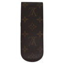 LOUIS VUITTON Monogram Etui Lunette Simple Glasses Case LV Auth 114639-2