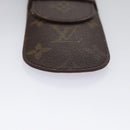 LOUIS VUITTON Monogram Etui Lunette Simple Glasses Case LV Auth 114639-6