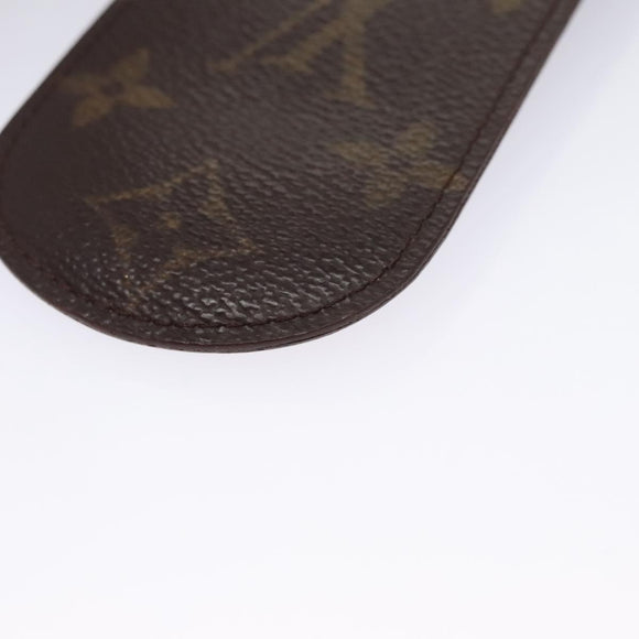 LOUIS VUITTON Monogram Etui Lunette Simple Glasses Case LV Auth 114639