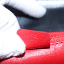 CELINE Hand Bag Leather Black Auth 114646-12