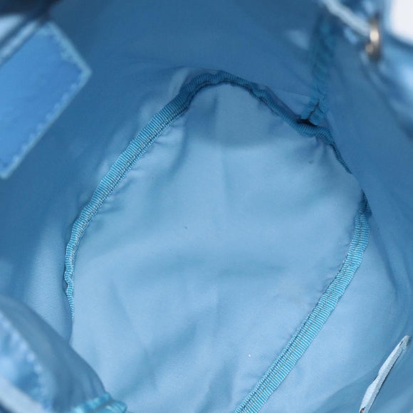 PRADA Pouch Nylon Light Blue Auth 114654
