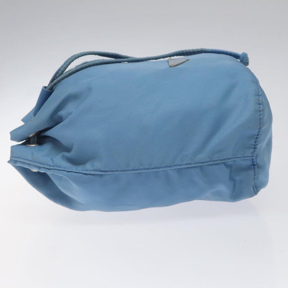 PRADA Pouch Nylon Light Blue Auth 114654