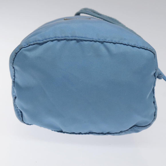 PRADA Pouch Nylon Light Blue Auth 114654