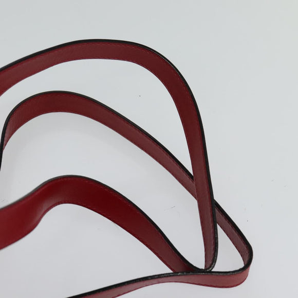 Salvatore Ferragamo Backpack Suede Red Auth 114655