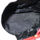 Salvatore Ferragamo Backpack Suede Red Auth 114655-19