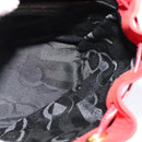 Salvatore Ferragamo Backpack Suede Red Auth 114655-20