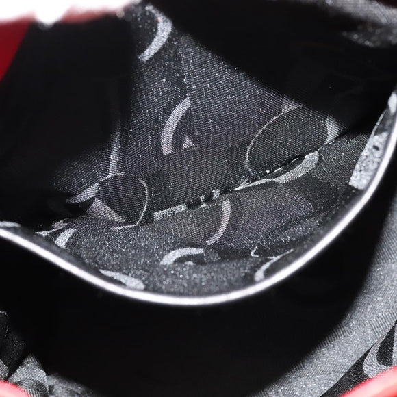 Salvatore Ferragamo Backpack Suede Red Auth 114655